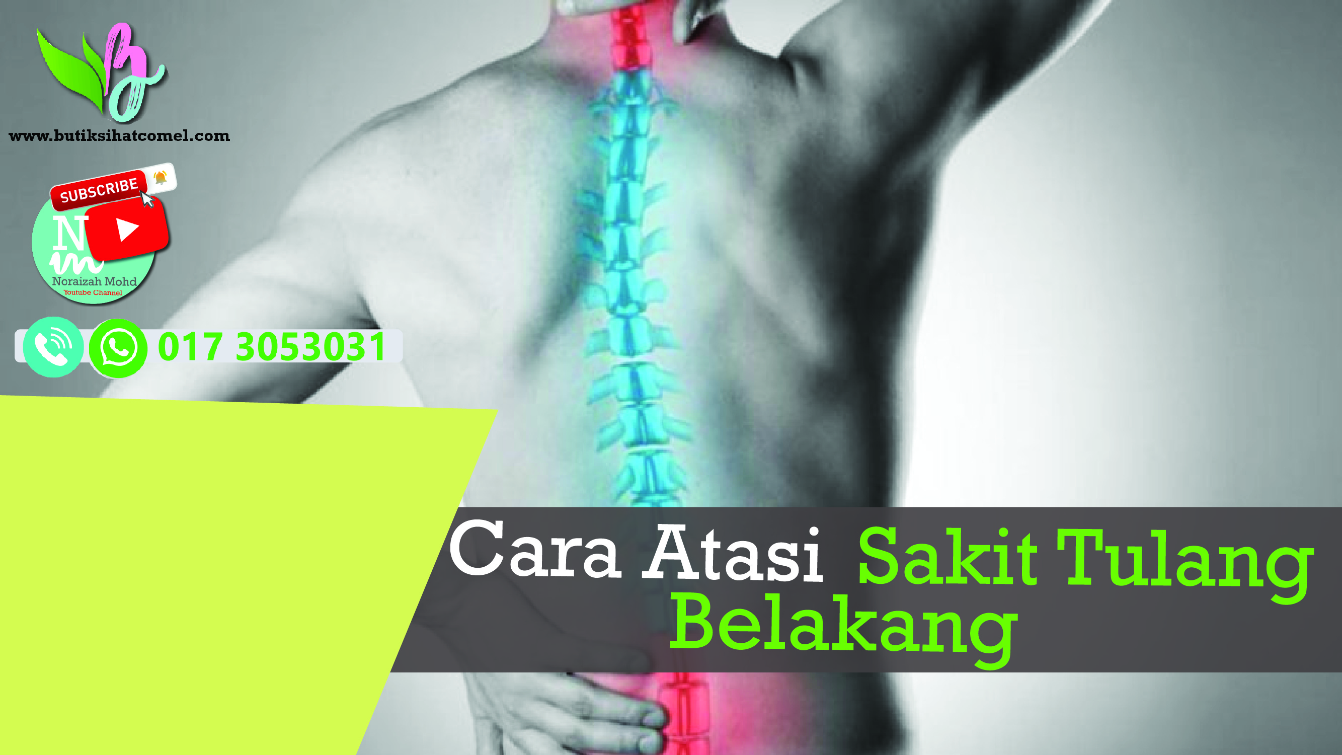 Atasi Sakit Tulang Belakang