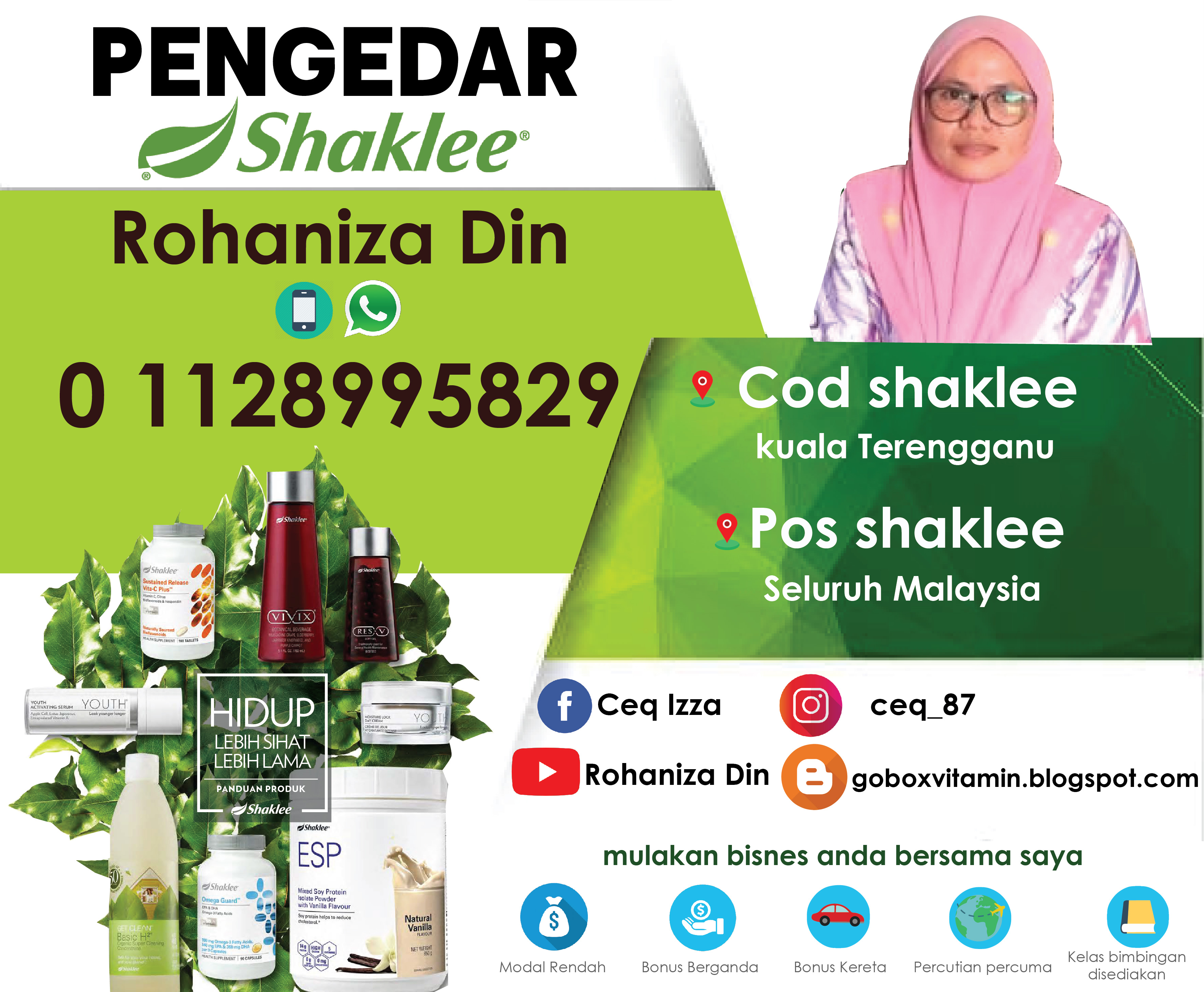 Pengedar Shaklee Kuala Terengganu Yang Terbaik 011-28995829