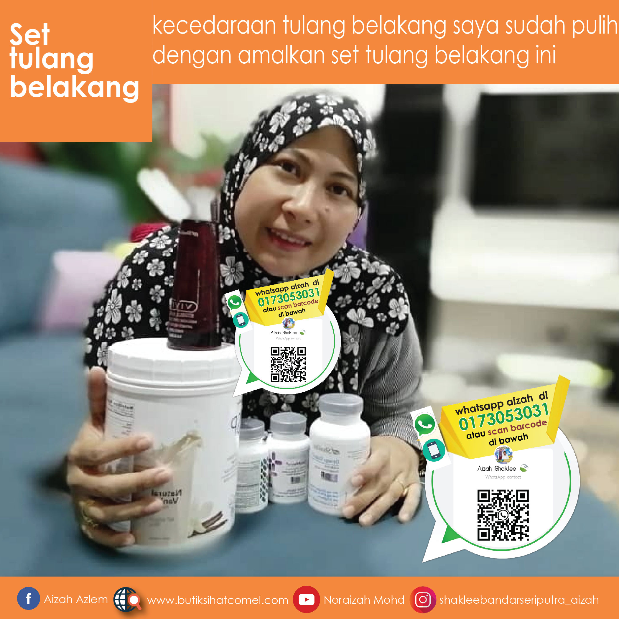 Masalah Tulang Belakang Dan Tisu Dalaman Rosak Akhirnya Pulih.