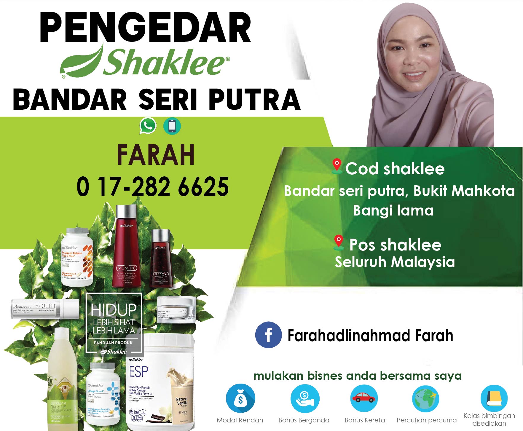 Pengedar Shaklee Bandar Seri Putra Yang Sah