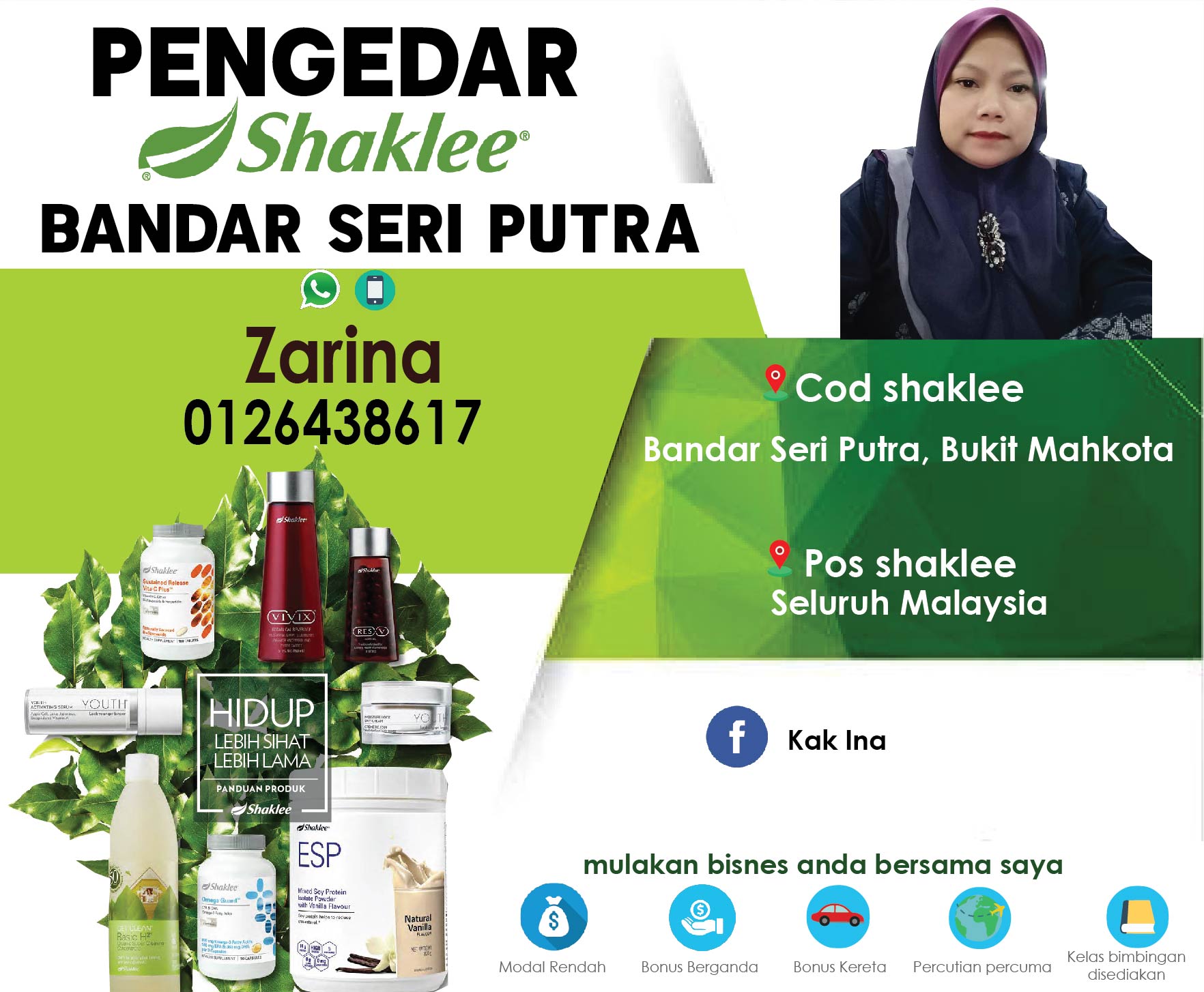 Pengedar Shaklee Bandar Seri Putra Yang Sah