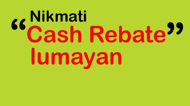 Nikmati Cash Rebate Yang Lumayan – Boleh Makan Vitamin Free