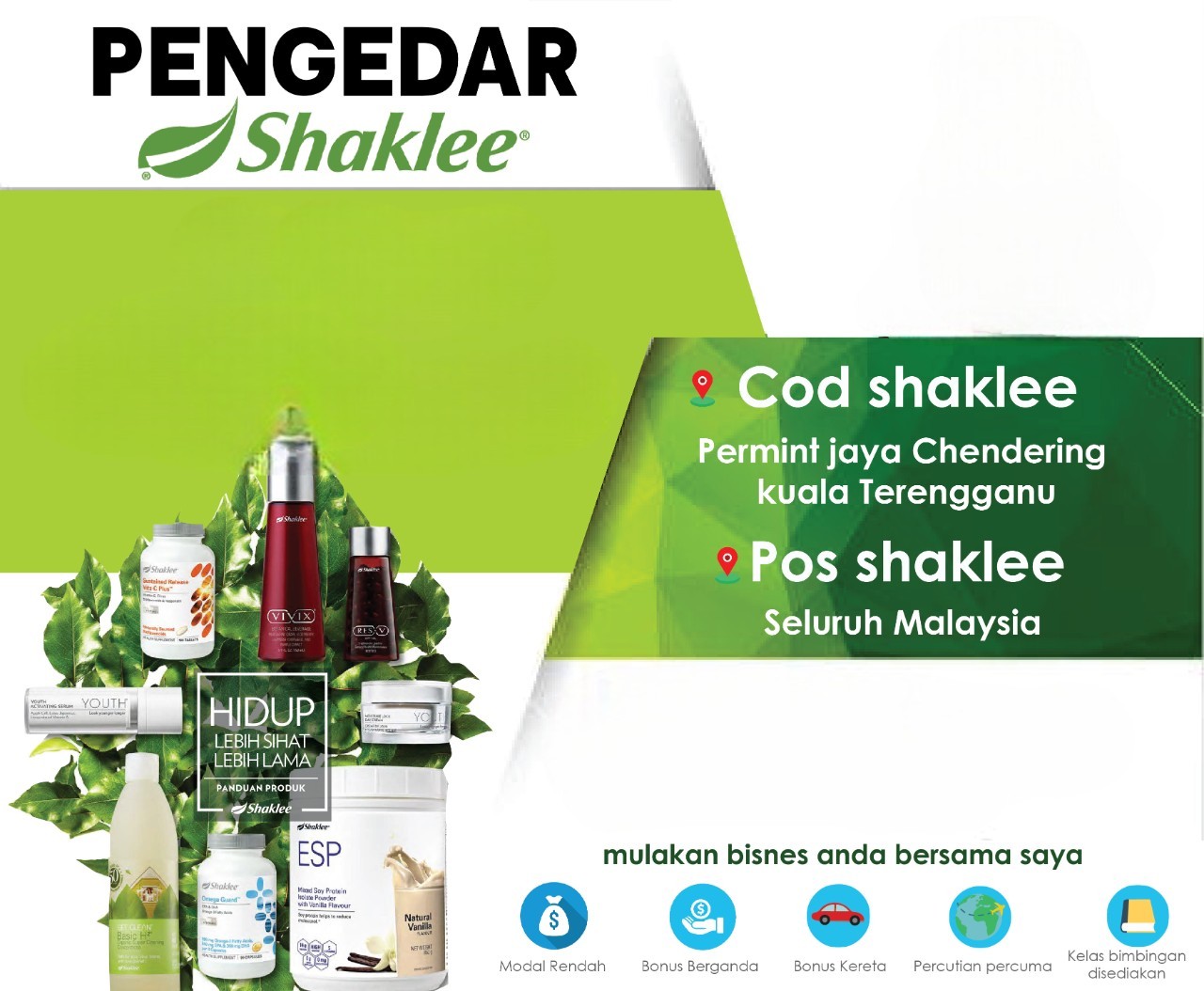 Pengedar Shaklee Kuala Terengganu Yang Sah