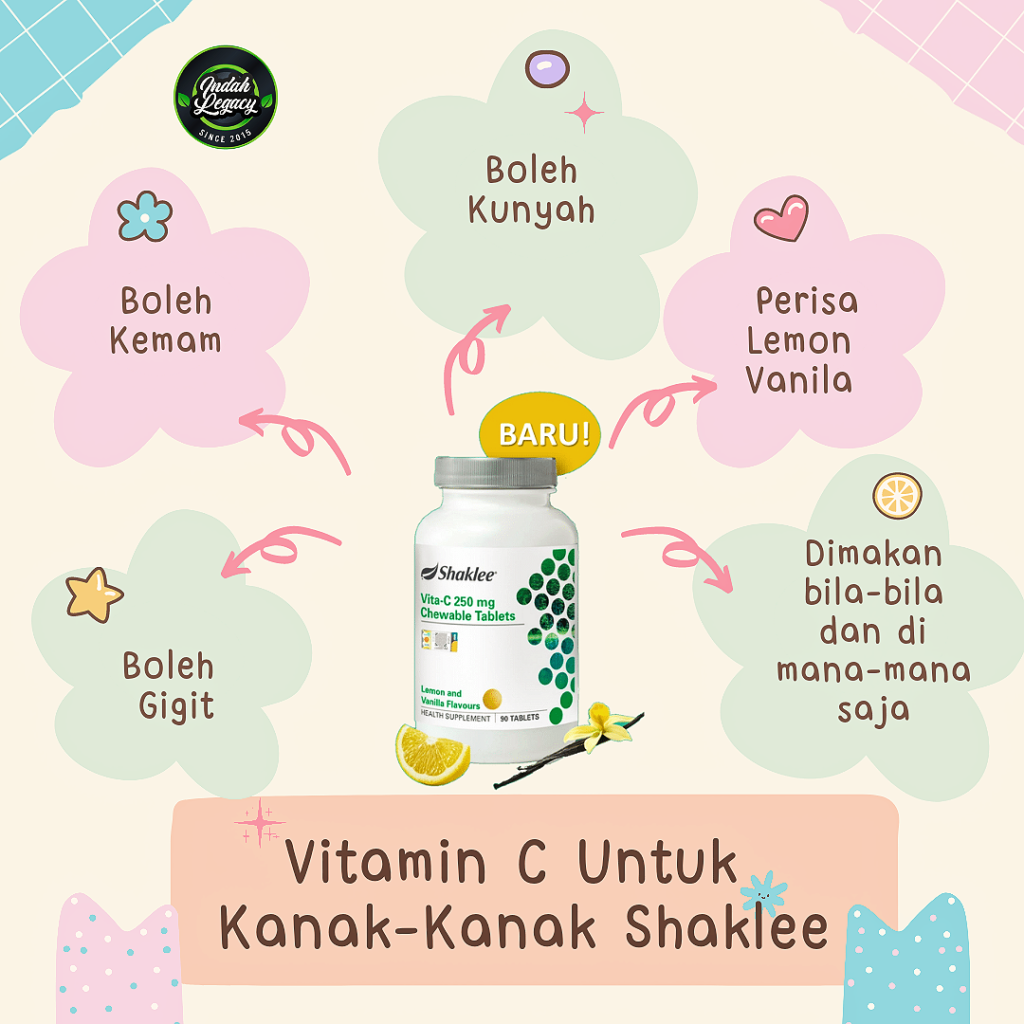 vitamin c kanak kanak chew
